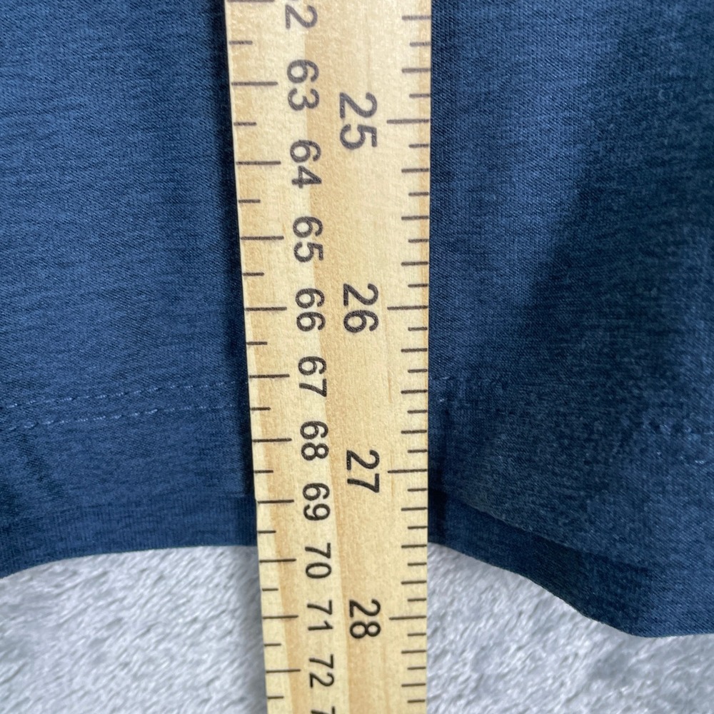 Vuori Polo Shirt Mens Large Navy Blue Excellent V188 Performance Short Sleeve - Picture 8 of 8
